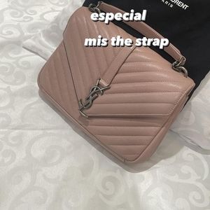 YSL BRAND NEW  MISS strap  nude color